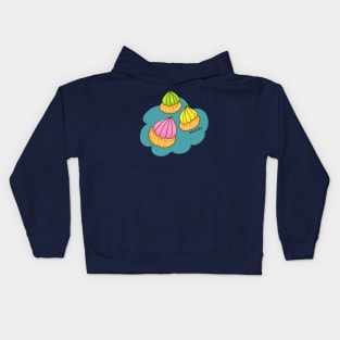 Colorful Iced Gem Biscuits Kids Hoodie